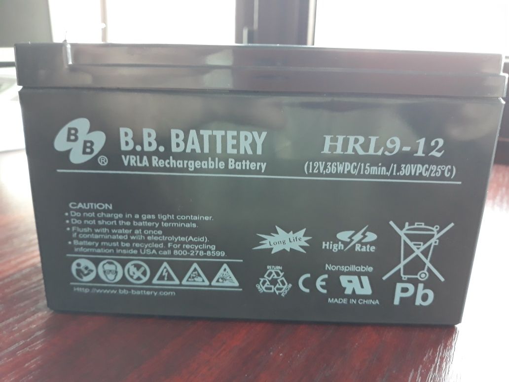Аккумулятор BB Battery HRL 9-12 12В 9Ач