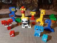 lego duplo zwierzaki kotek piesek