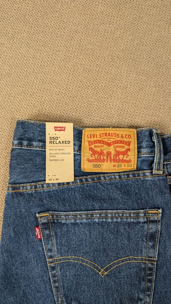 Чоловічі джинси Levi's 550 W35 L30