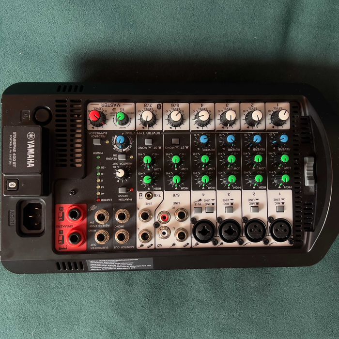 Przenośny system PA Yamaha STAGEPAS 400BT kolumny+mikser+kable