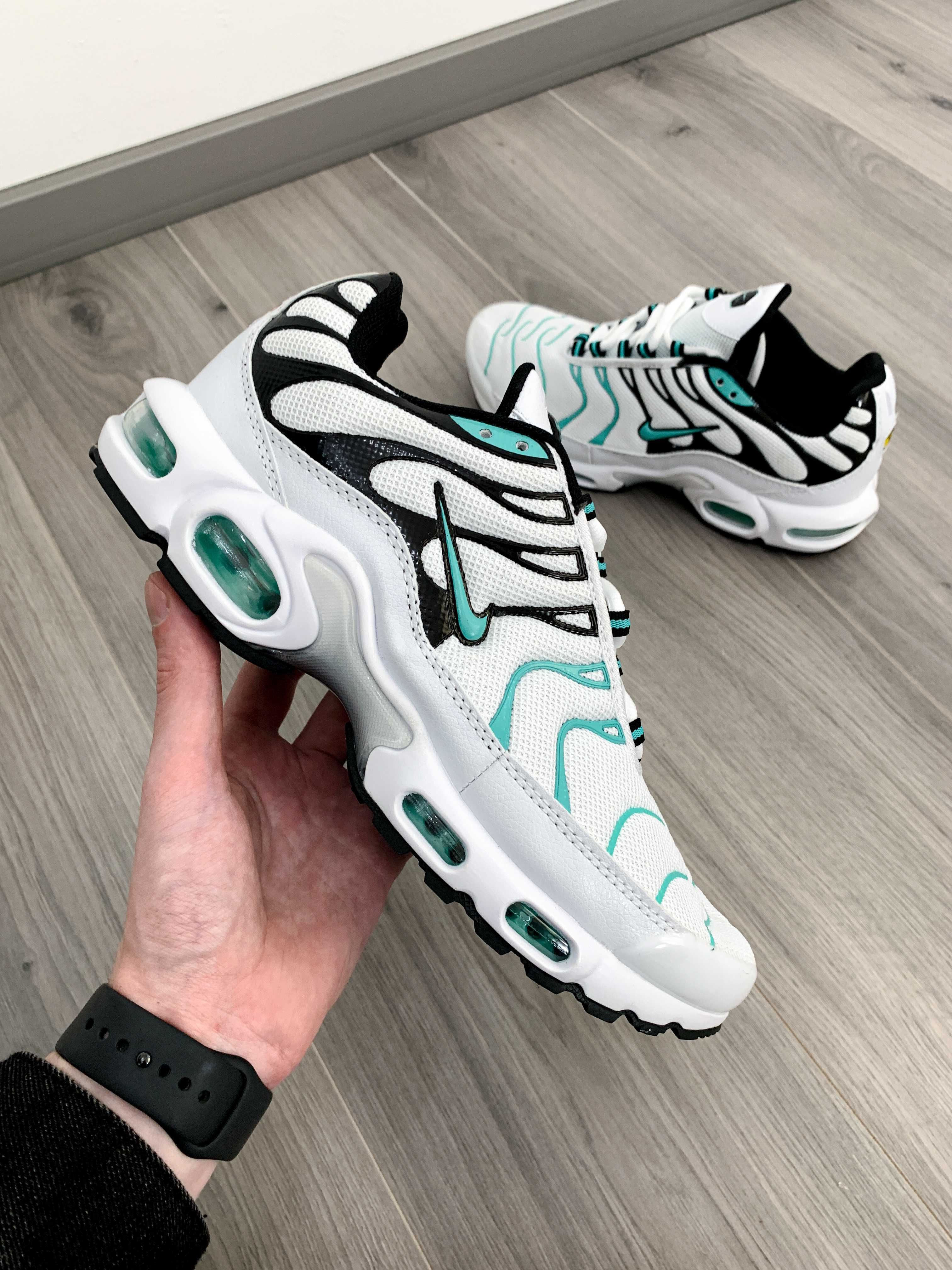 !SALE! Nike Air Max TN Plus White Black 40 41 42 43 44 45 46 найки тн