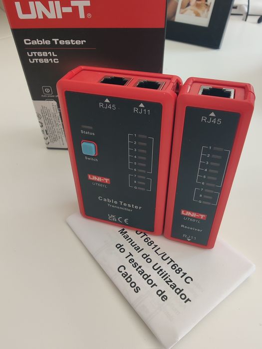 Testador de cabo de Redes UNIT-T