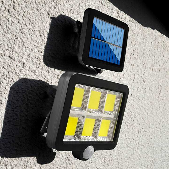 LAMPA ZEWNĘTRZNA SOLARNA lampa z panelem solarnym + pilot