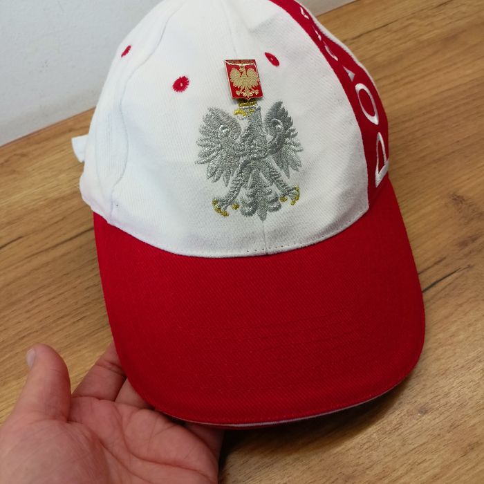 Śliczna czapka z daszkiem Hill Polska 100%bawełny