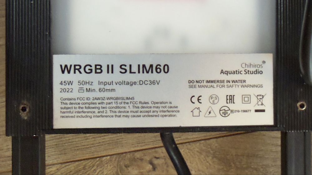 Lampa chihiros wrgb II slim 60