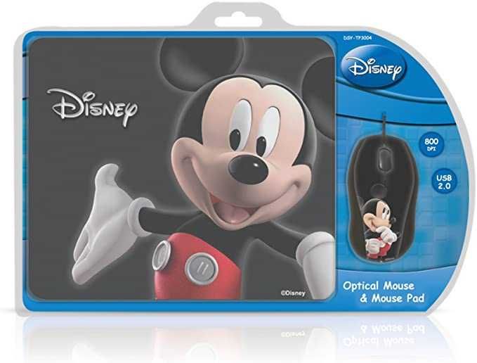 Cirkuit Planet Disney Mickey Pack - Optical Mouse USB + Mouse Pad