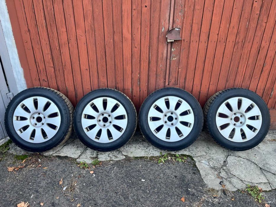 Koła Felgi Aluminiowe 5x112 Opony zimowe 205/55R16 Audi A4 A6 8e0601