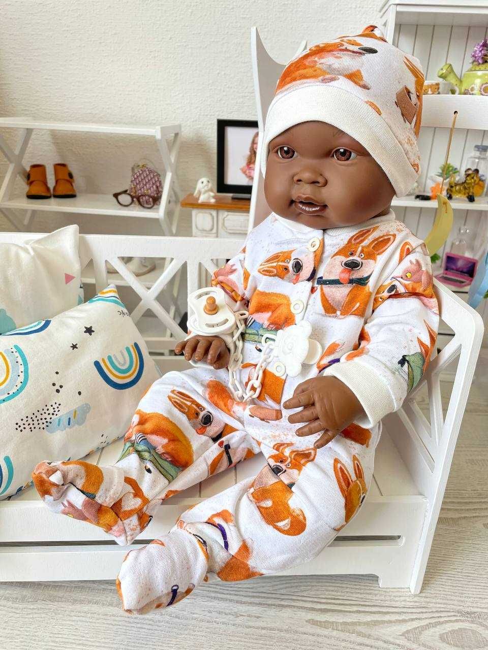 Пупс кукла афро Лоренс 45004 в одежде, 45 см