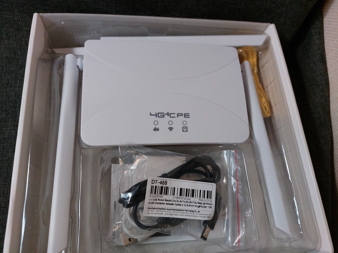 4g Роутер. Працює без 220!!! + Подарунок.  На sim-карті, всі оператори