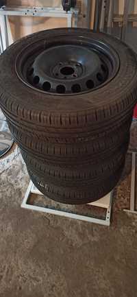 Opony + fielgi stalowe letnie Hankook 165/70 R14