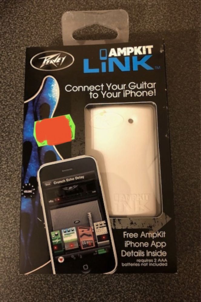 Peavey Ampkt Guitar to Ipad/iphone