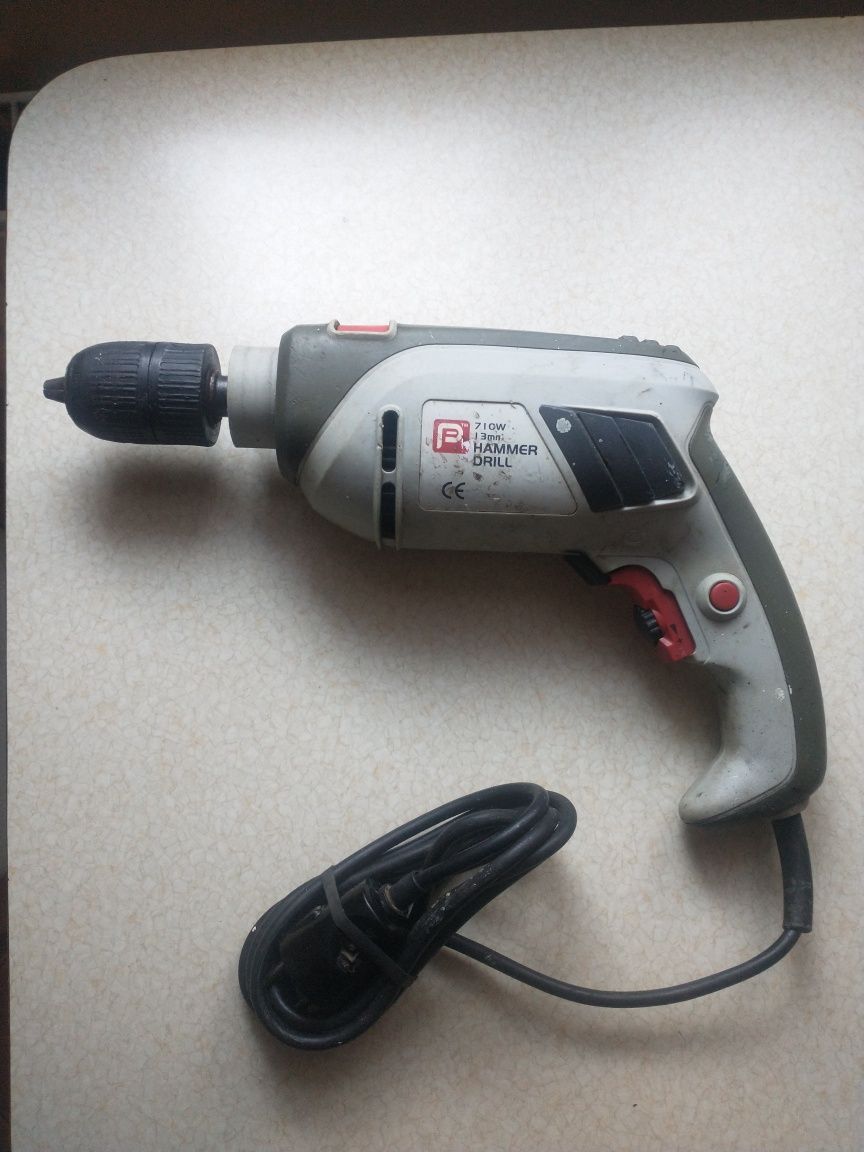 Wiertarka udarowa Hammer Drill 710 w, lewe i prawe obroty