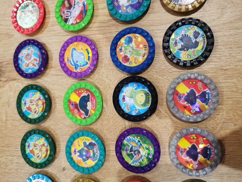 Pokemon Rock's Tazos (cheetos) rok 2006. 37 sztuk