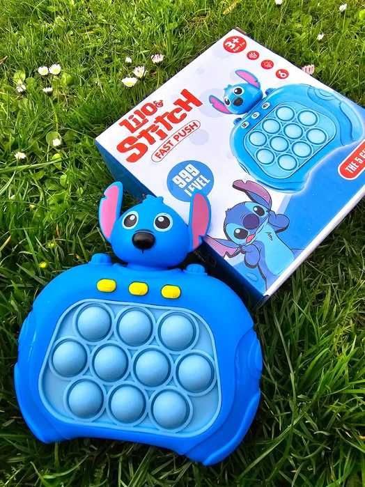 Popit fast push nowy gra dla dziecka niebieski Lilo i Stich