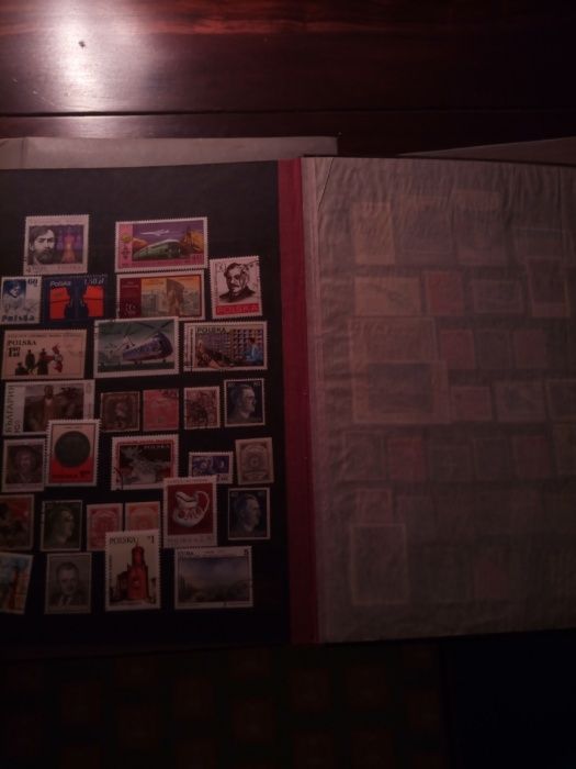 Klasery 8 szt znaczki pocztowe