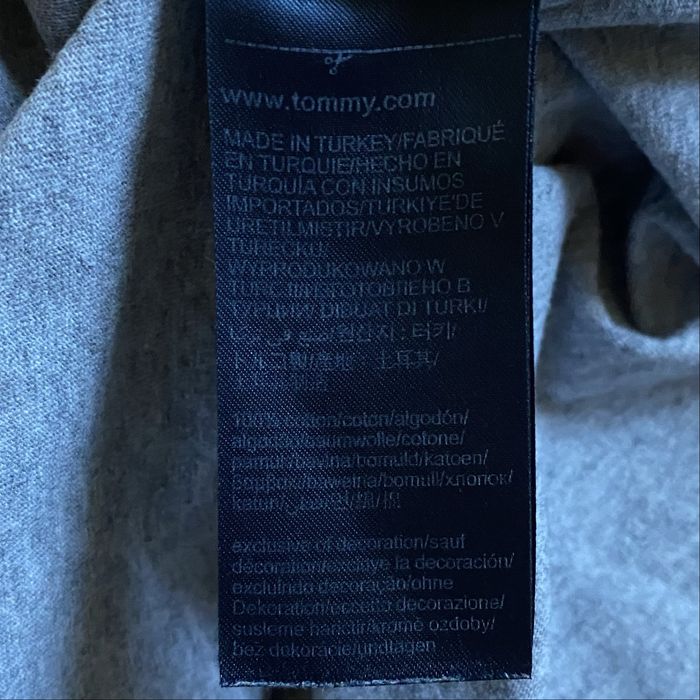 Футболка сіра від tommy hilfiger, базова футболка томі, томі хілфігер