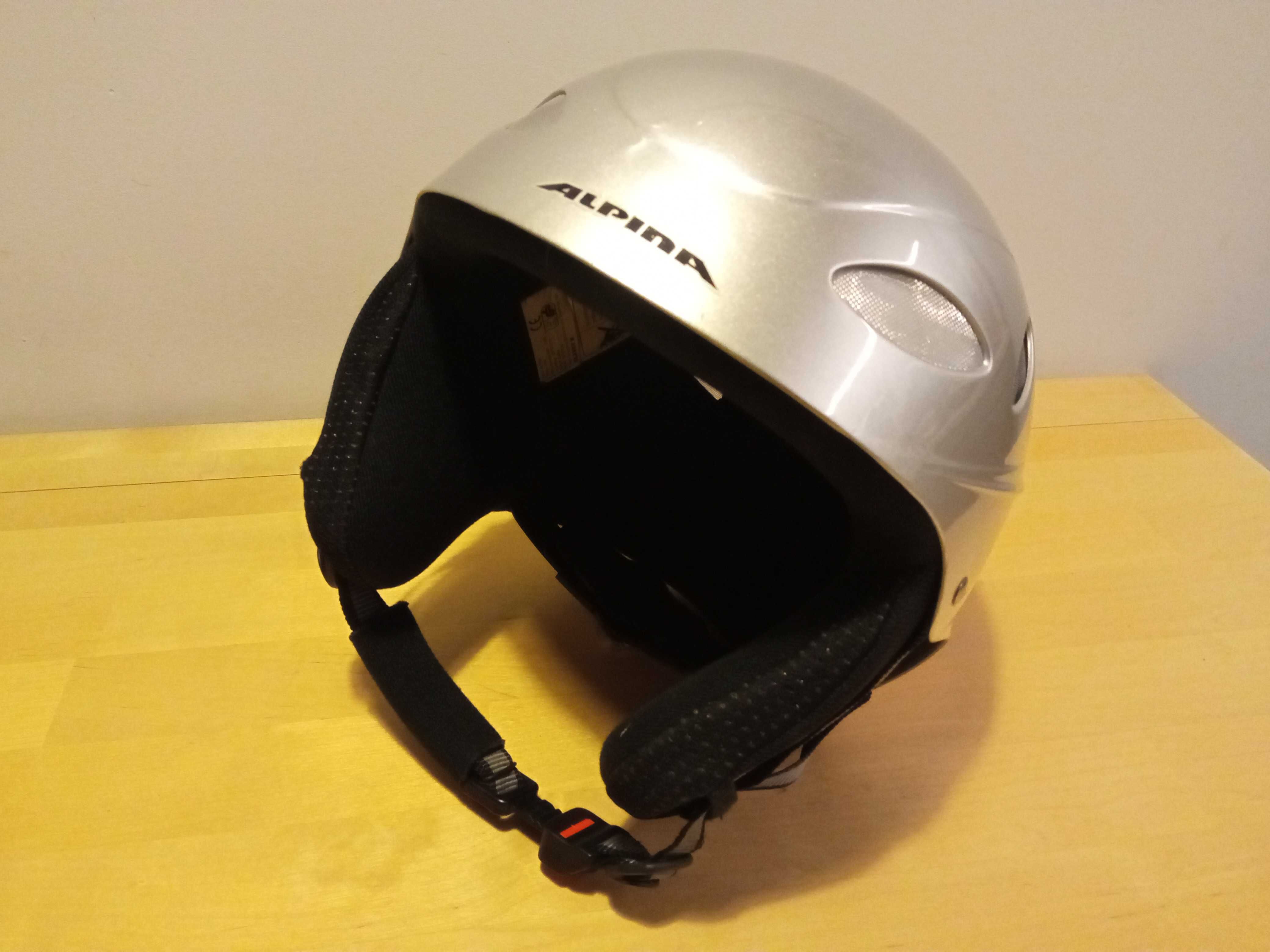 Kask narciarski ALPINA ORA. Bezwypadkowy. Duży rozmiar: 58-61 cm. L.