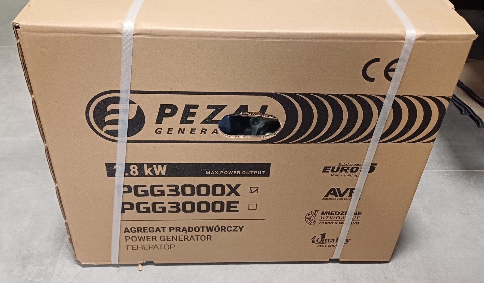 Agregat prądotwórczy Pezal 2,8kw PGG3000x *Nowy*