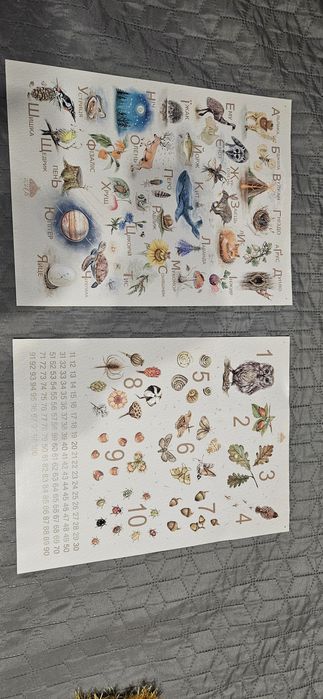 Декор в дитячу кімнату Алфавіт, цифри