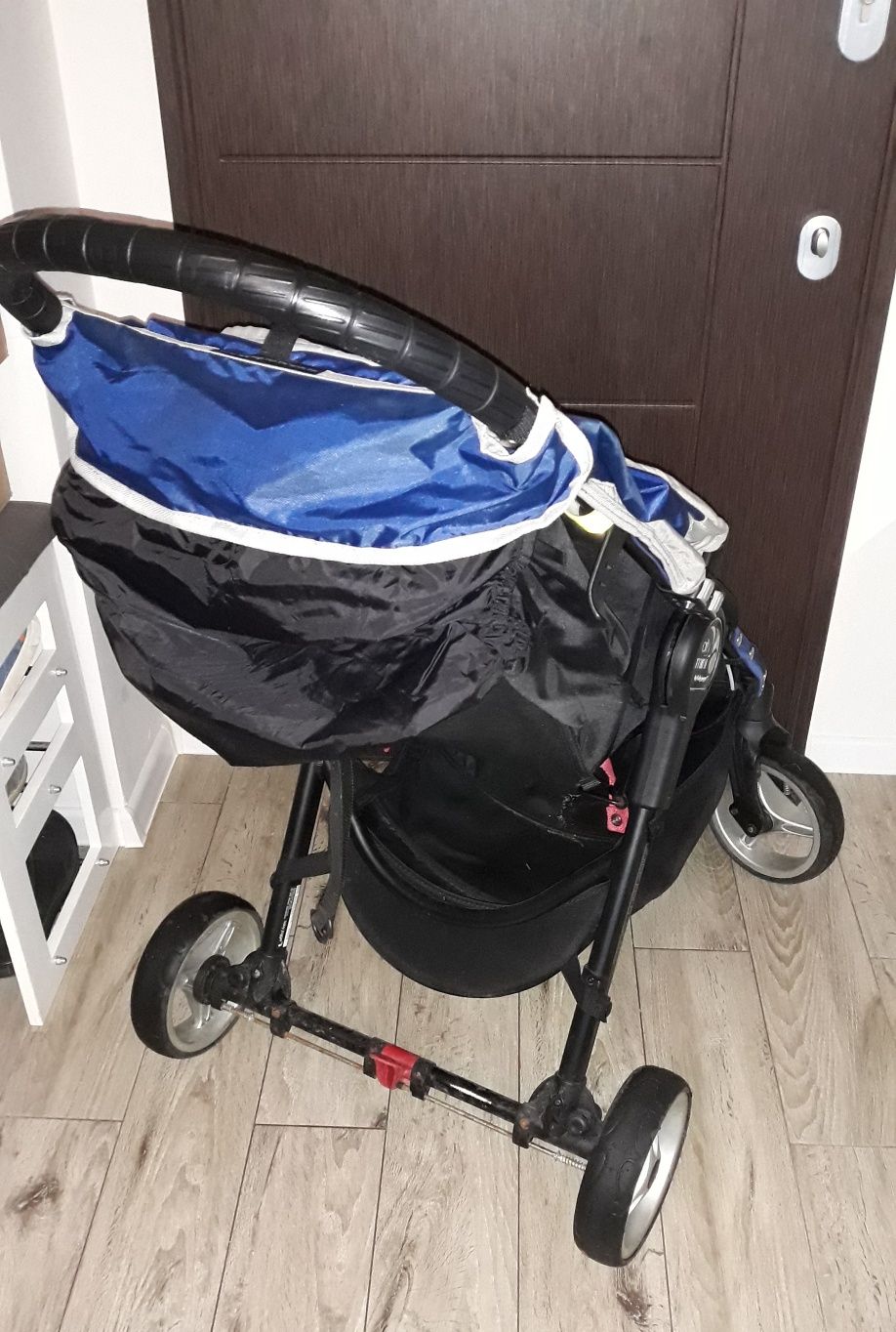 Baby Jogger City Mini Single 4W Wózek Spacerowy niebieski / siwy