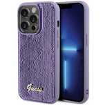 Etui Guess Sequin Script Metal Na Iphone 15 Pro - Fioletowe
