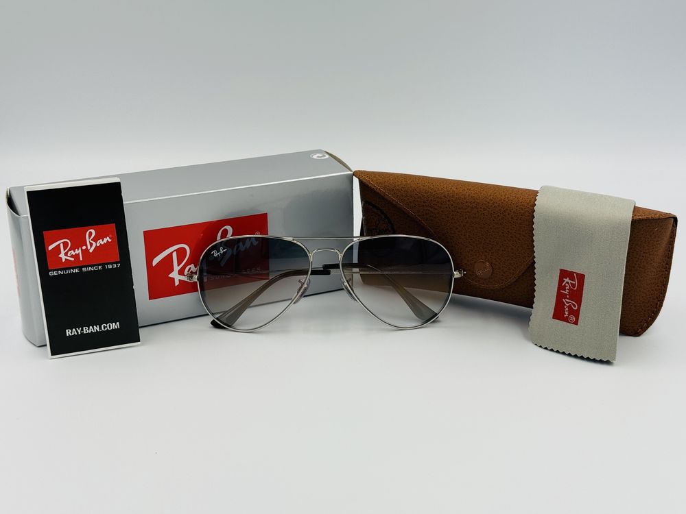 Солнцезащитные очки Ray Ban Aviator Large Metal 3025 003/32 58 стекло