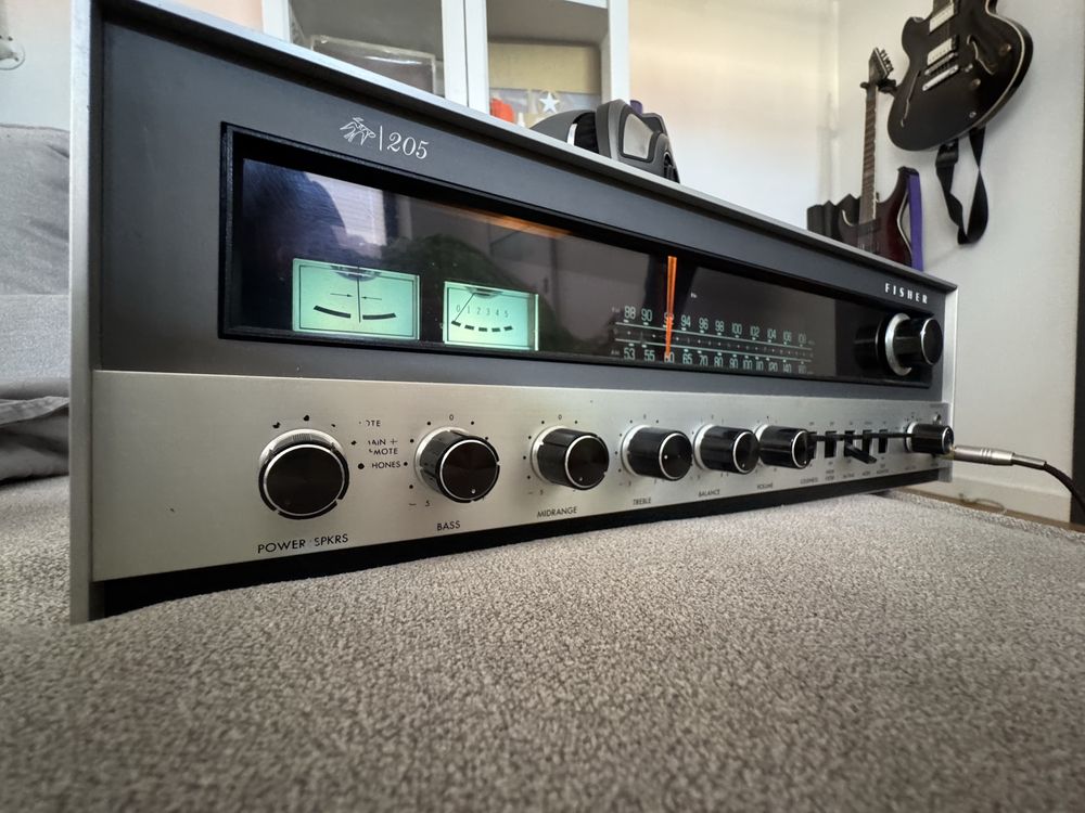 Fisher 205 , amplituner vintage