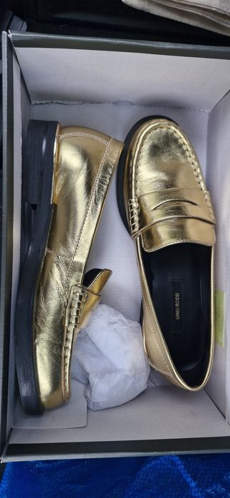 Złote buty Gino Rossi rozmiar 37