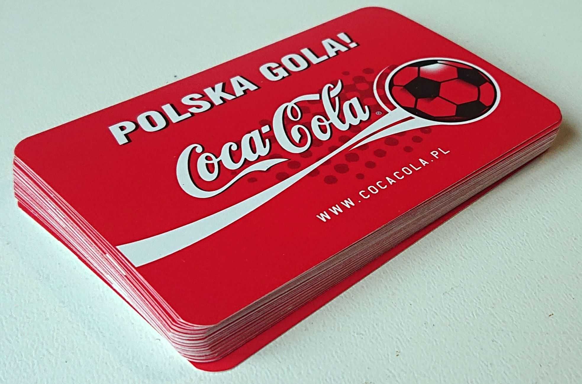 Karty do gryz piłkarzami  - Polska gola ! - COCA- COLA - "stare"