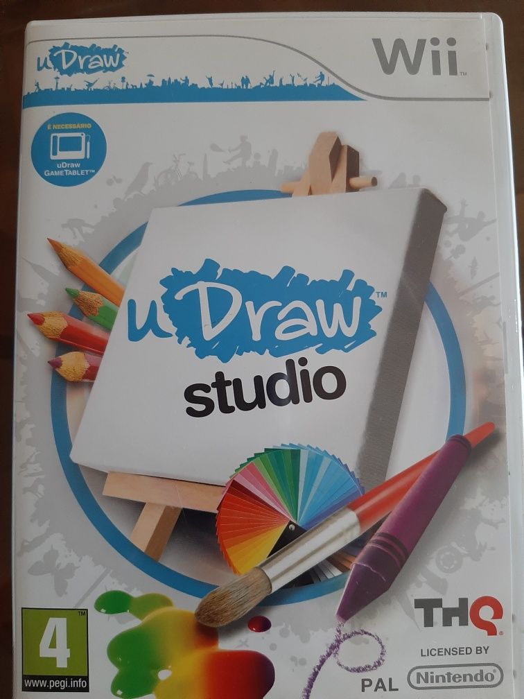 Wii- Tablet UDraw + jogos