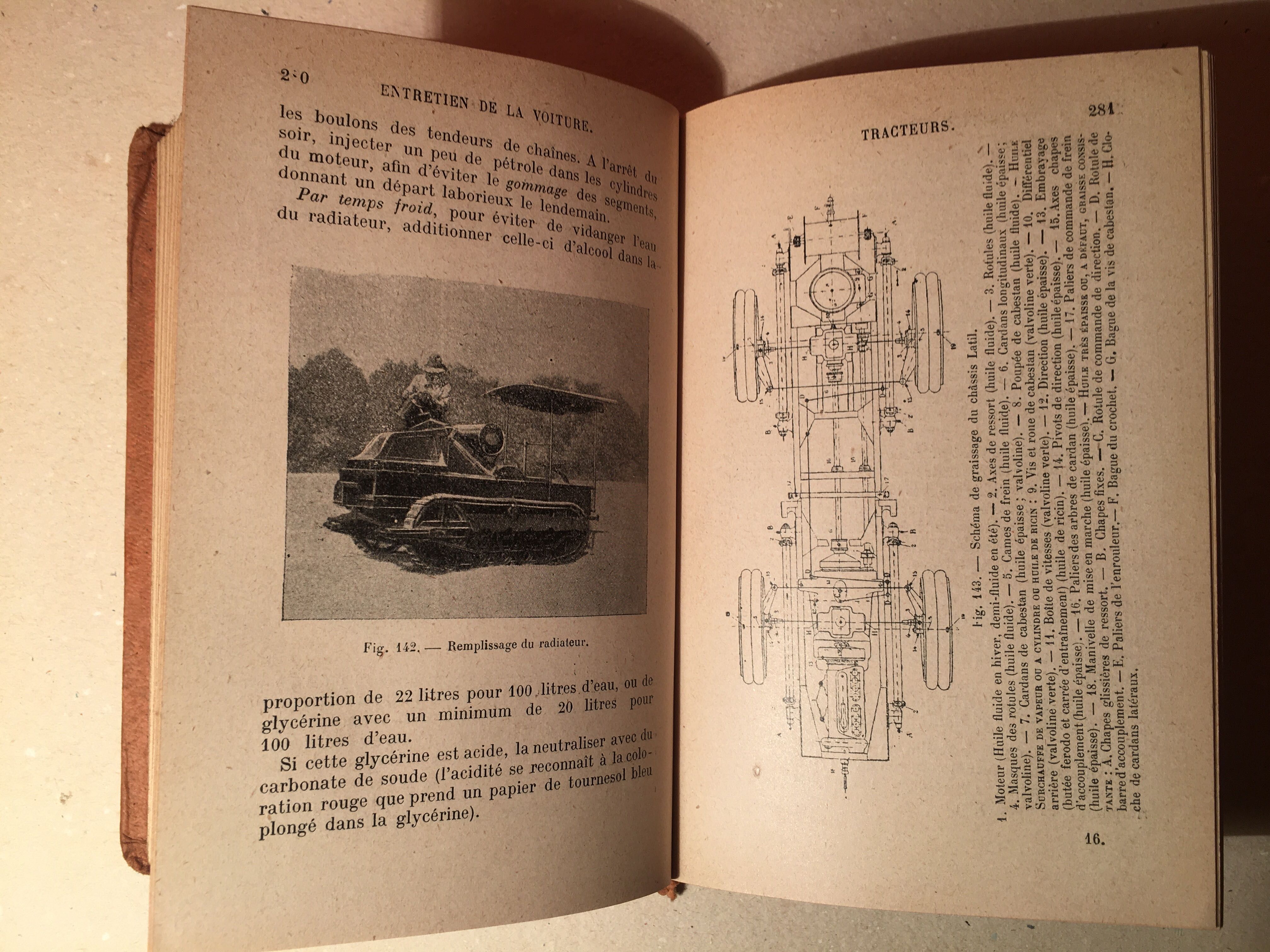 1923 - MANUEL de L’AUTOMOBILISTE / Types - Conduite - Entretien