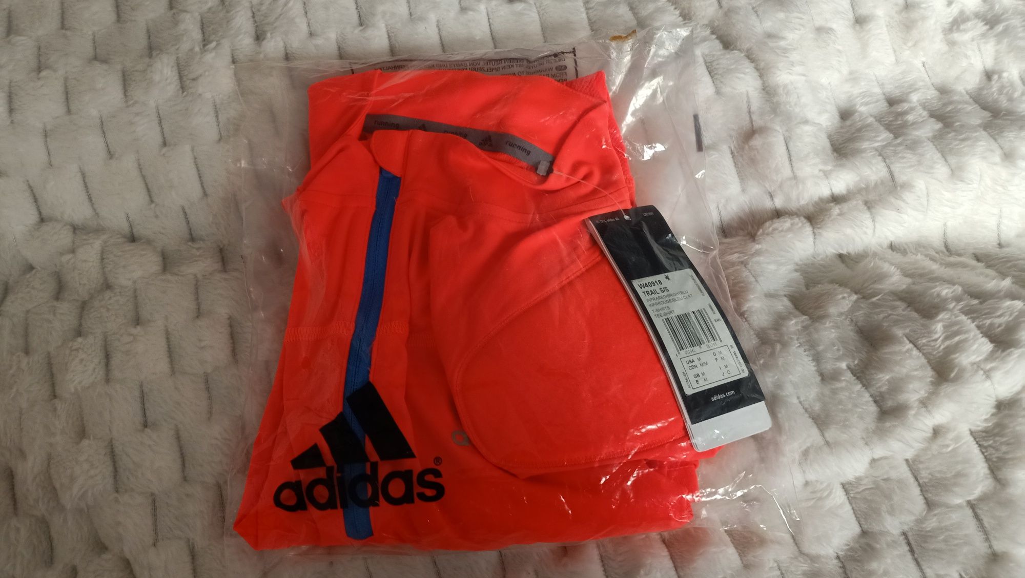 Koszulka Adidas, nowa,  do biegania, na rower, kolor pomarańczowy r. M