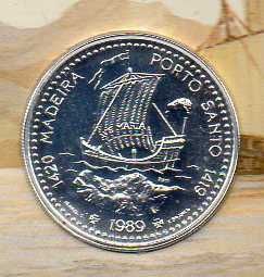 Moeda 100$, Comemorativa dos Descobrimentos, Arquipélago da Madeira