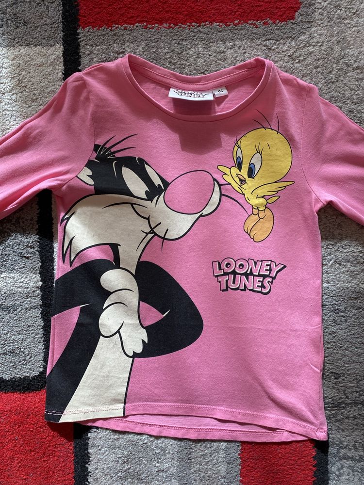 Bluzka r.116 dla dziewczynki Looney Tunes