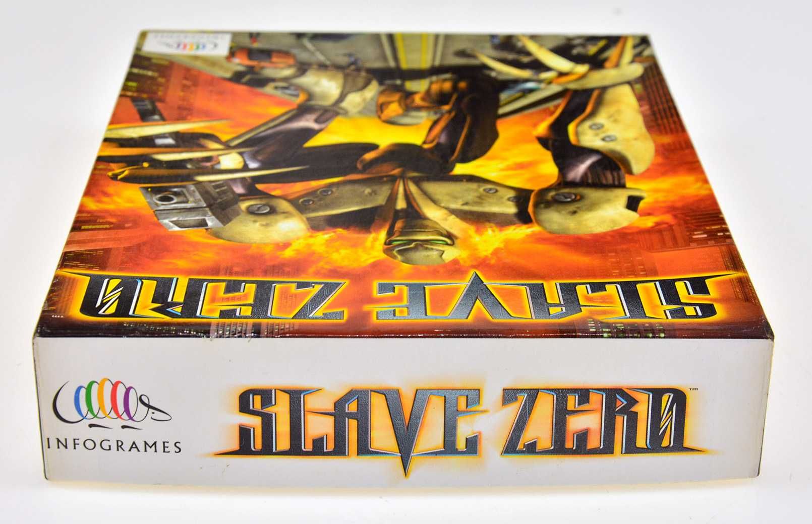 SLAVE ZERO - duży big box, Infogrames 1999, karton, 3Dfx PC, dreamcast