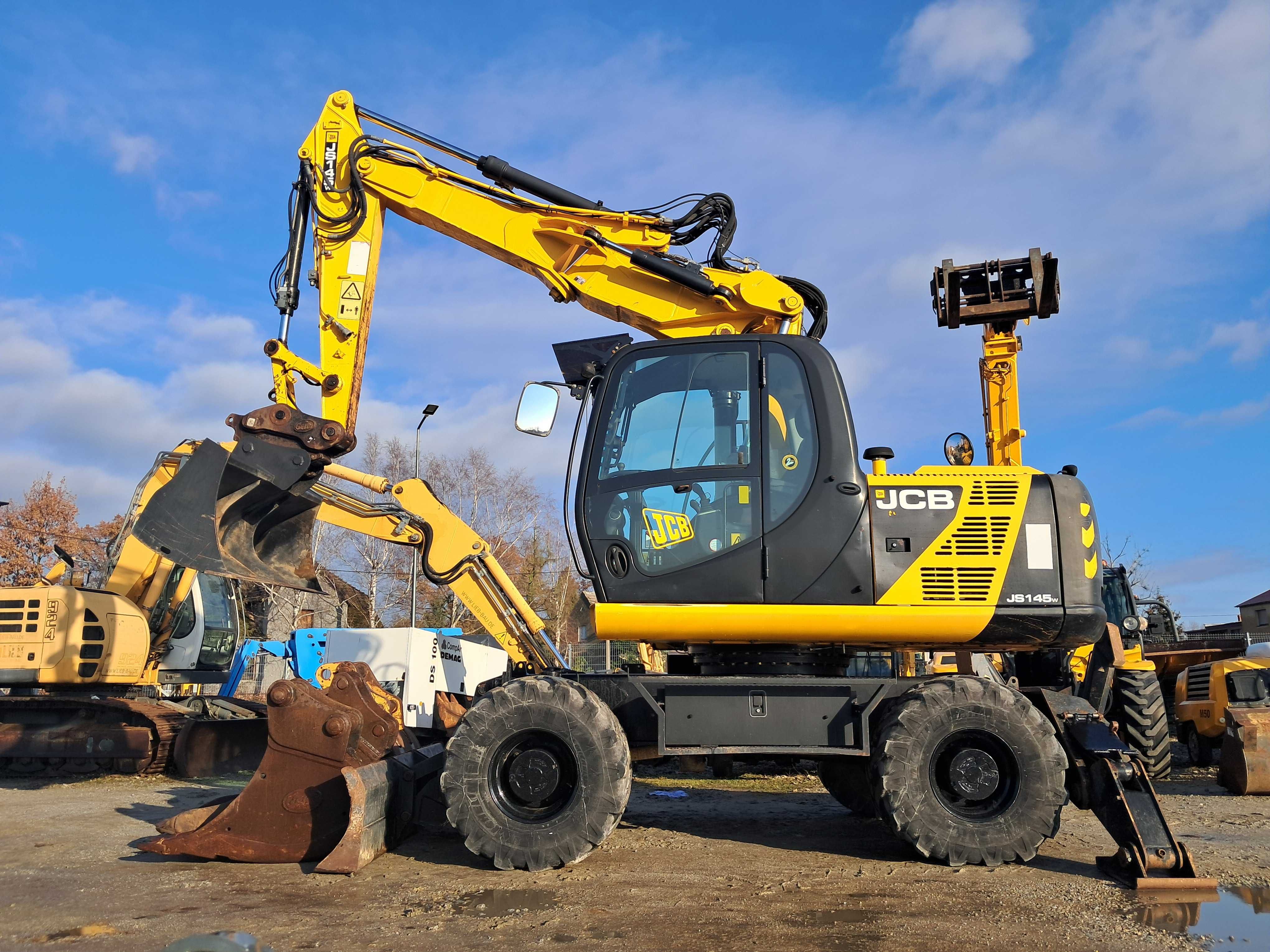 Koparka Kołowa JCB JS 145 / 16t! / 13r! / JS 160 liebherr 314 316