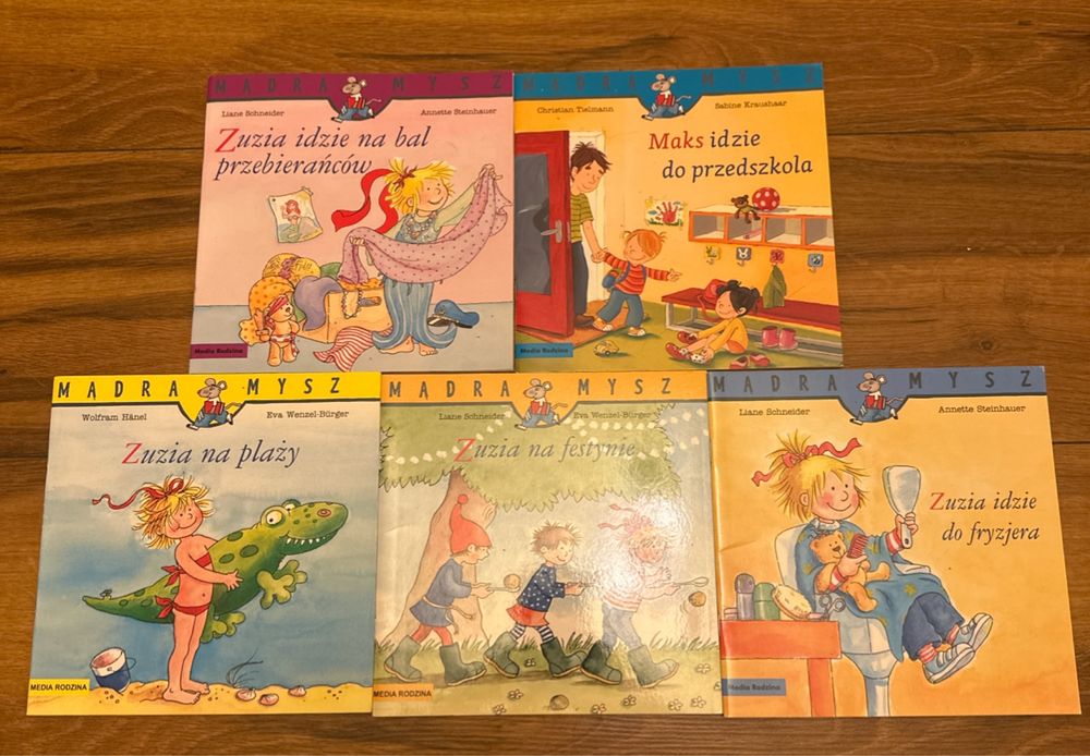 Kaiazka Ksiazeczki dla dzieci - Mądra Mysz - 3szt