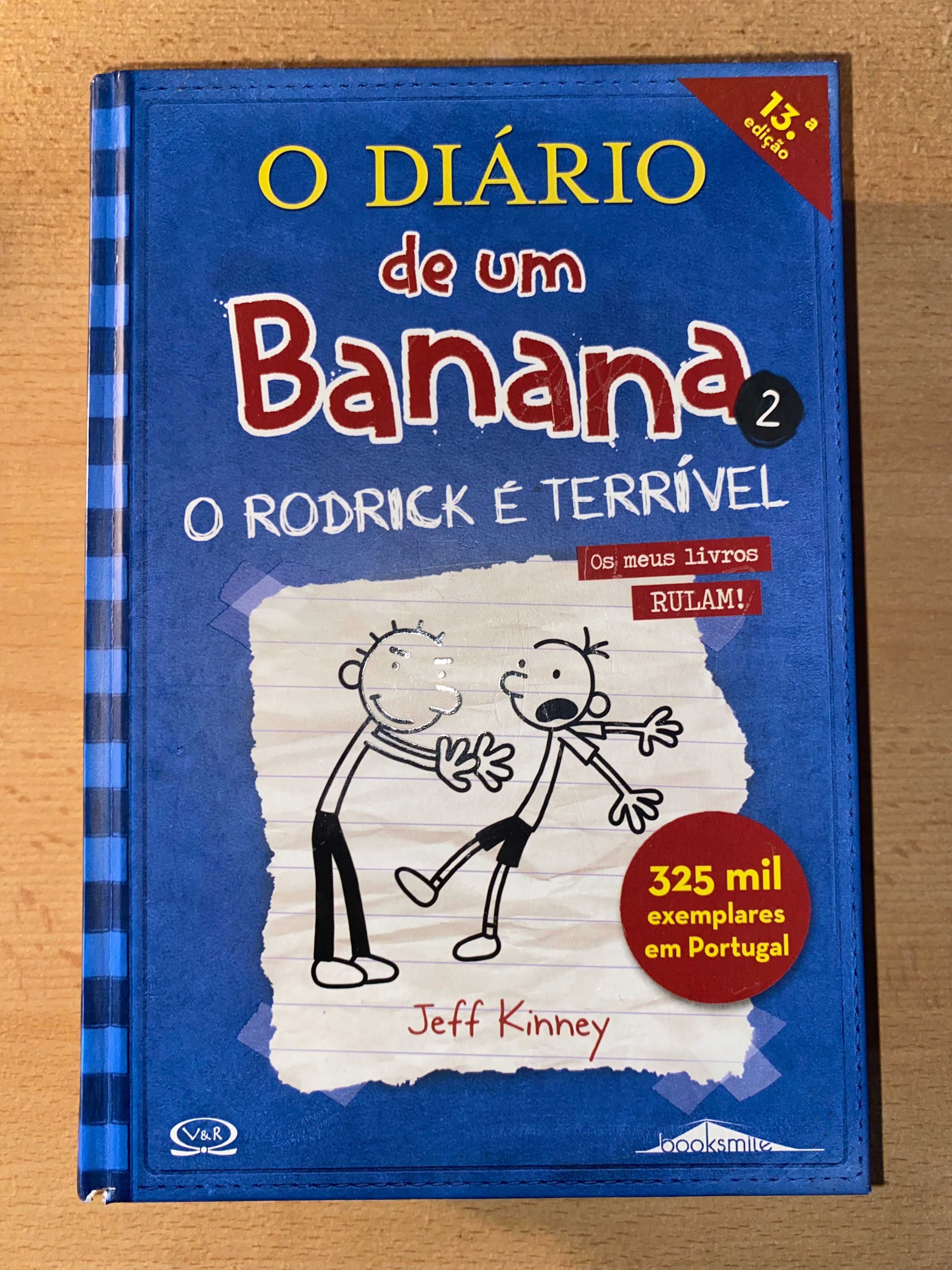 Coleção ''O Diário de um Banana'' 1,2,3,5 e 9