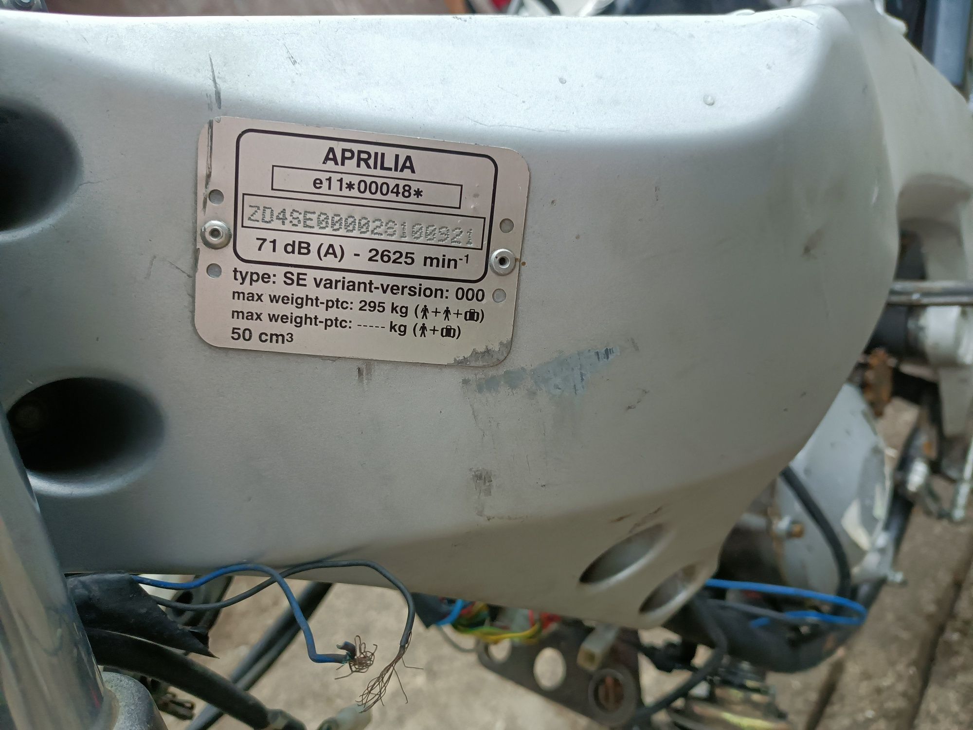 Aprilia rs50 am6 na części