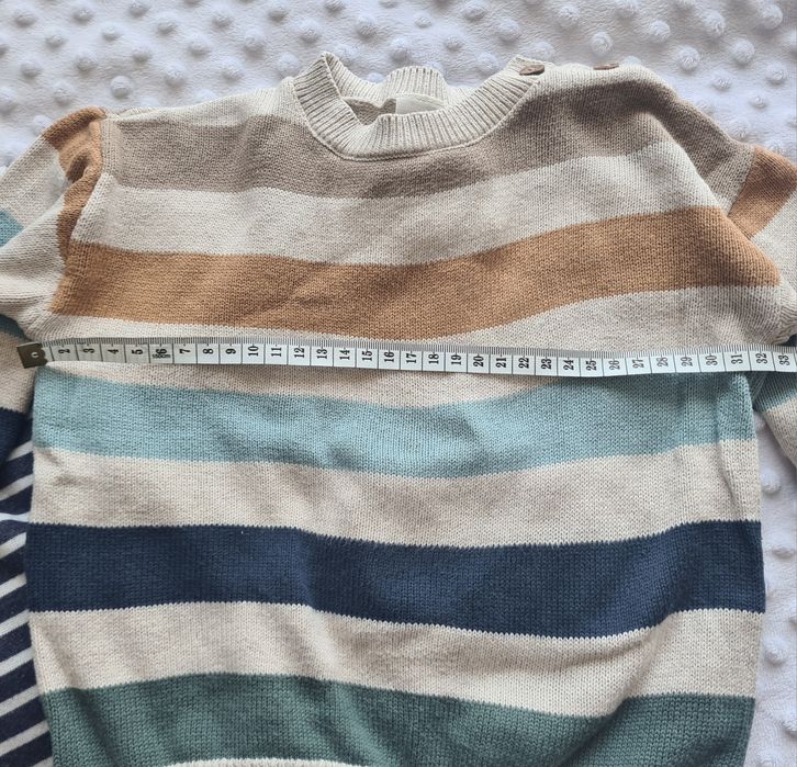 Sweterek H&M rozm 80 +bluza z kapturem rozm 80