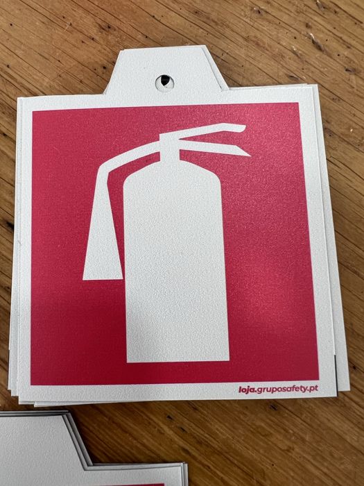 Lote 39 sinaléticas extintor - NOVO