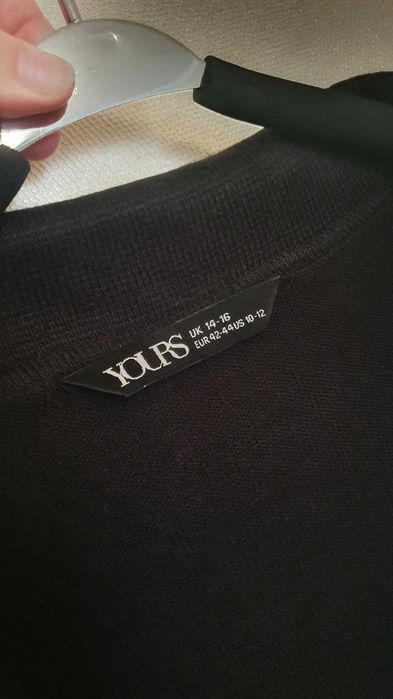 Класна чорна тепленька сукня Next розмір l-2xl