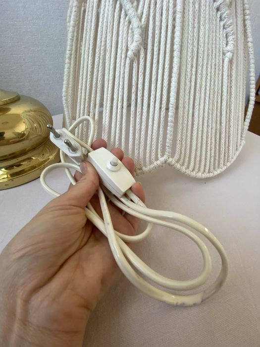 Stara lampa mosiężna