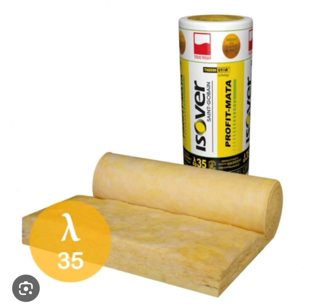 Wełna Isover Profit-Mata gr. 5cm 14,4m2/rol 60rolek