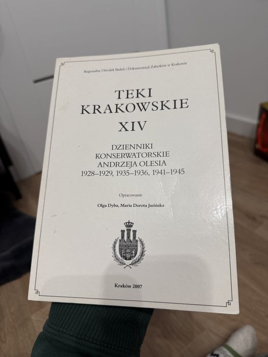 Teki Krakowskie XIV – Dzienniki konserwatorskie Andrzeja Olesia
