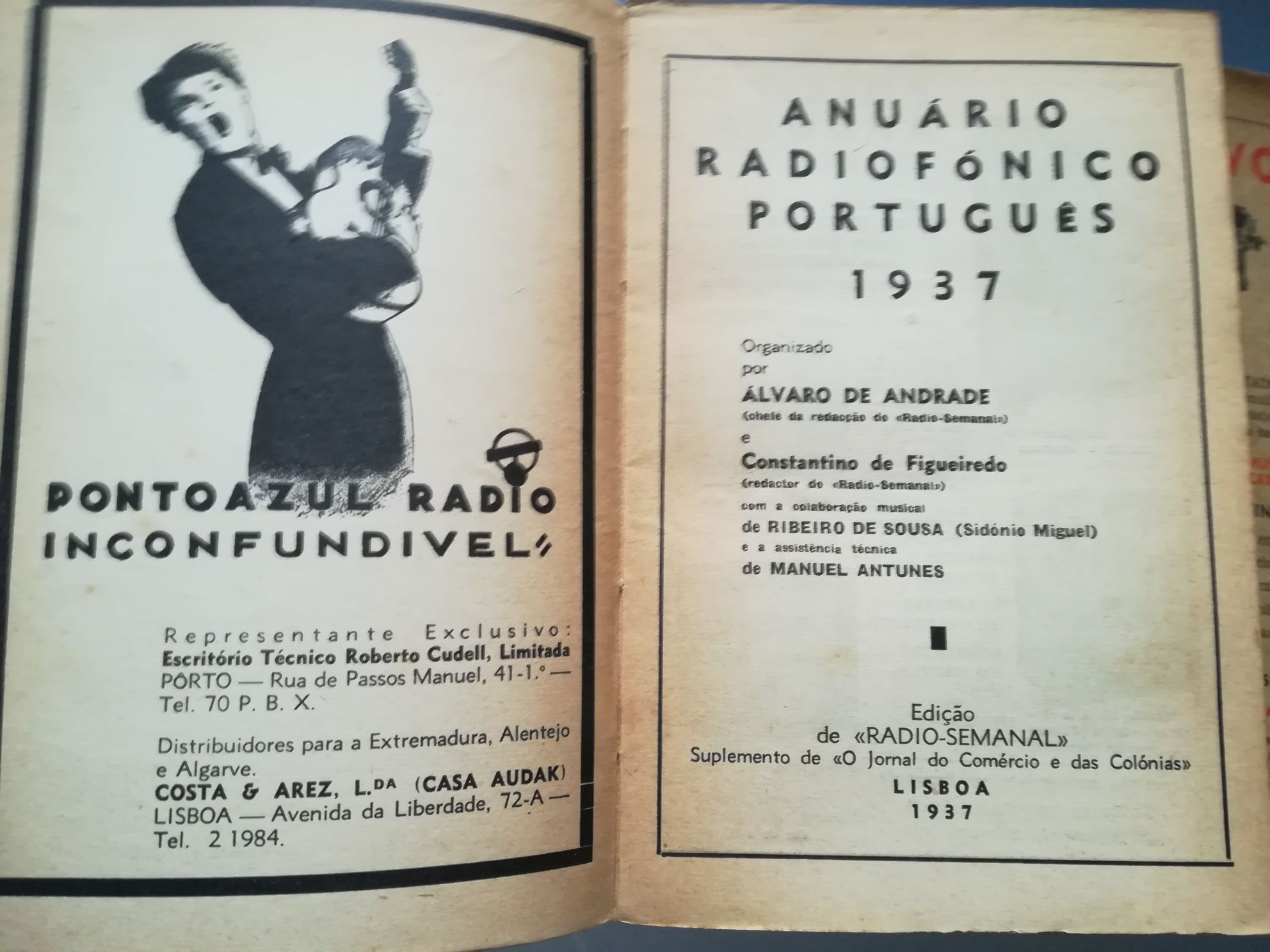 Anuário Radiofónico Português 1936, 1937, 1938