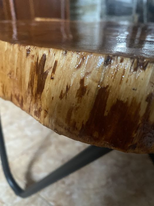 Mesa de centro rústica