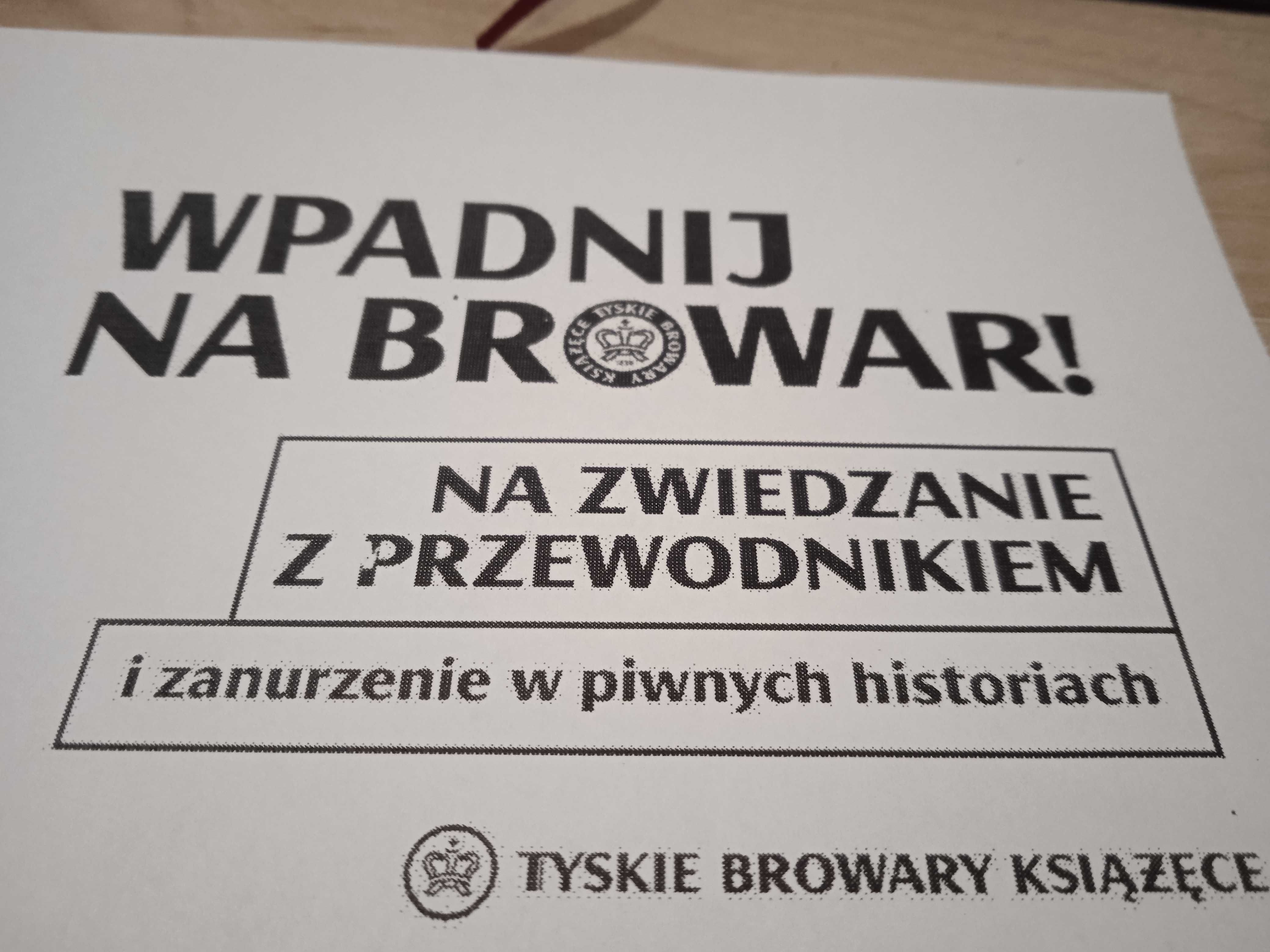 Wpadnij na zwiedzanie browaru tyskie