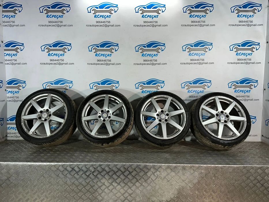 .Conjunto Jantes 18 Originais AMG Mercedes Benz 5x112 8J 8.5J ET50 ET54