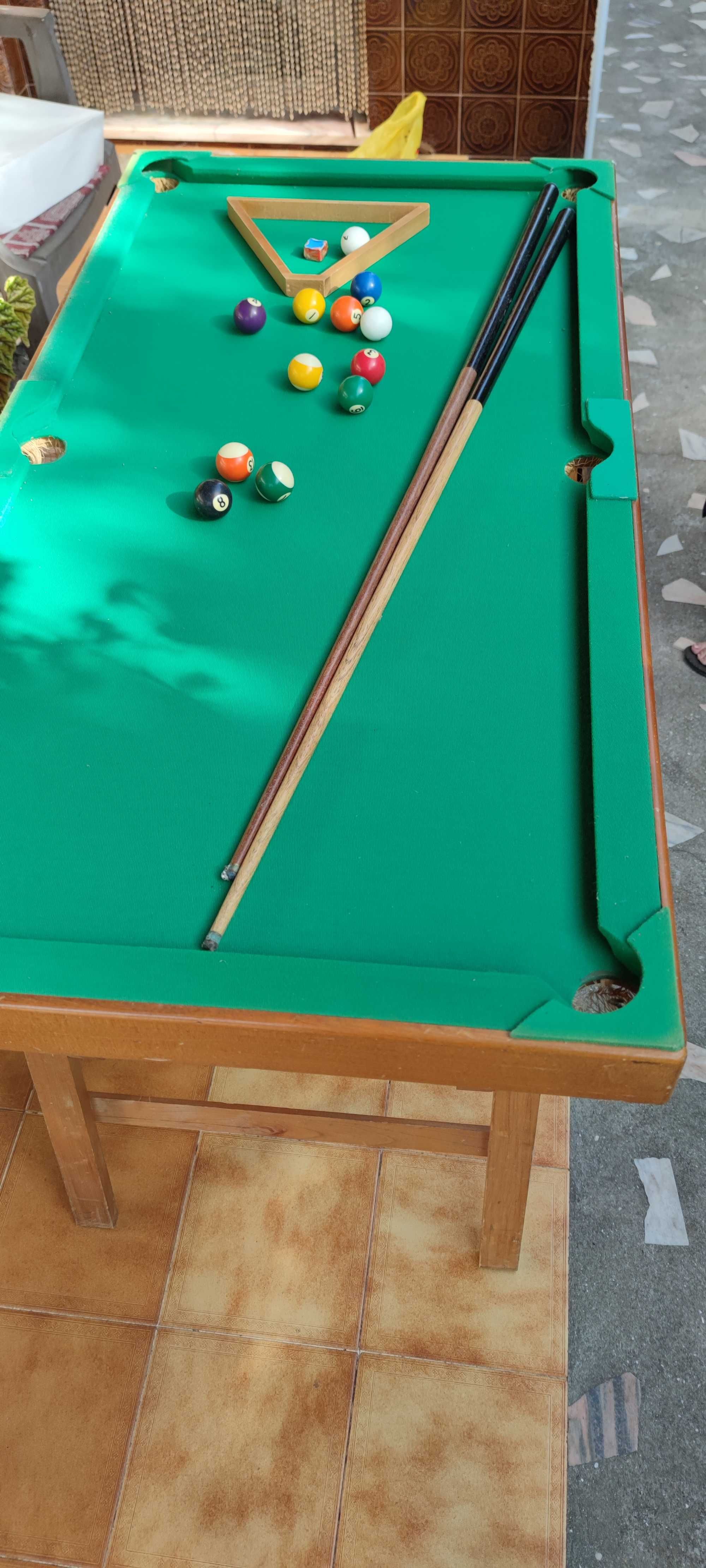 Mini Mesa de Bilhar / Snooker / Ping pong
